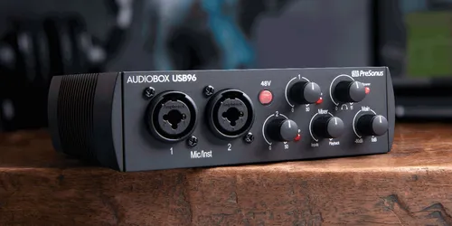 Interface de áudio PreSonus AudioBox USB preta