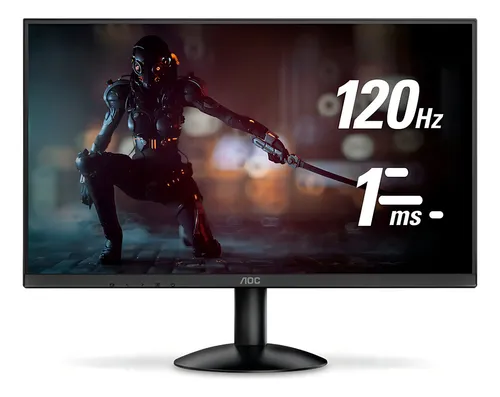 Monitor Gamer Aoc 21.5'' Full Hd Gaming 120hz 1ms 22b30hm23 Cor Preto