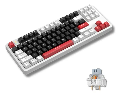 Teclado Mecânico 80% Gaming Gasket Hotswap Furycube G87